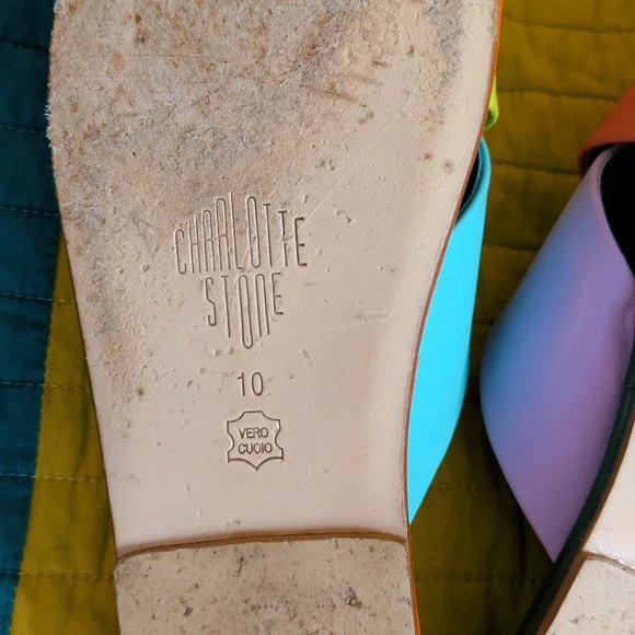 Charlotte Stone Leather Sandals - Picture 5 of 5